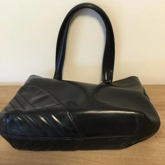 Etro Black Leather Shoulder Bag - Picture 5 of 12